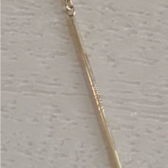 VINTAGE JACMEL JCM SIGNED 14K GOLD 3IN LONG DANGLE CIRCLES EARRINGS 1.3 GRAMS - Picture 3 of 4